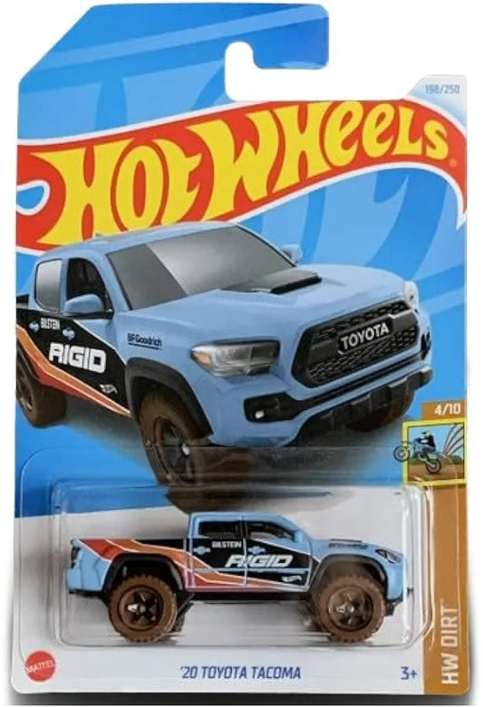 Mattel Hot Wheels 20 Toyota Tacoma, Azul, HW Dirt 4/10