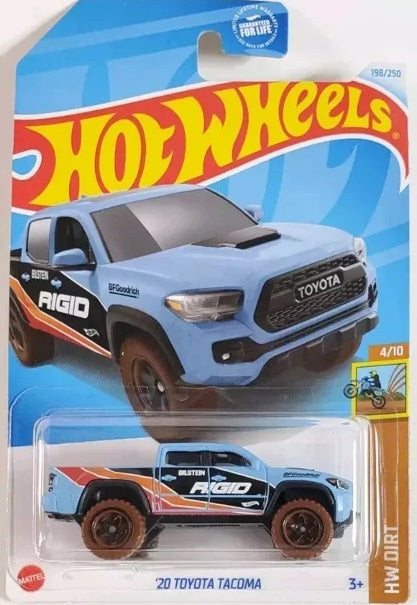 Mattel Hot Wheels '20 Toyota Tacoma Blue 198/250 HW Dirt 4/10