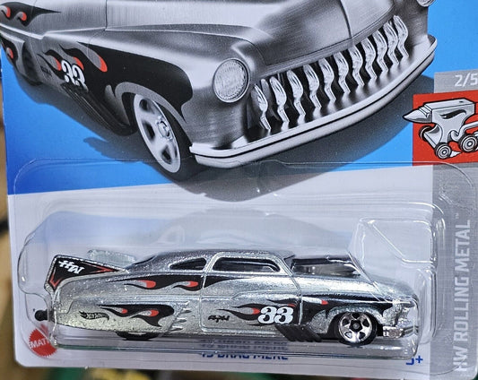 Mattel Hot Wheels - '49 DRAG MERC ZAMAC 2024 Series HW ROLLING METAL