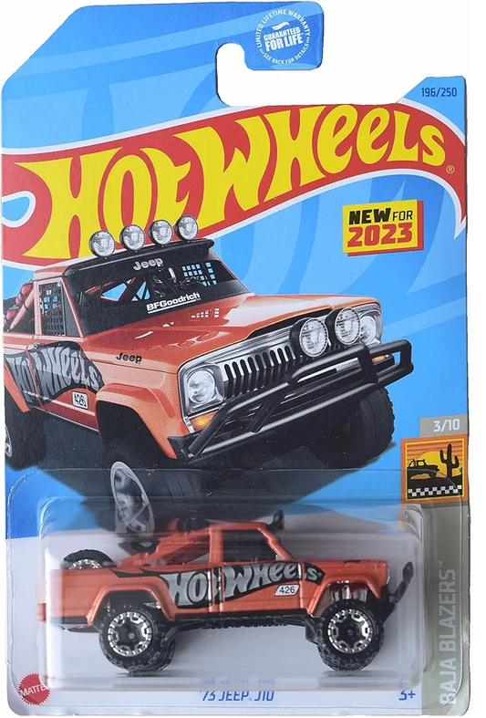 Mattel Hot Wheels '73 Jeep C10, Baja Blazers 3/10 [Naranja] 196/250