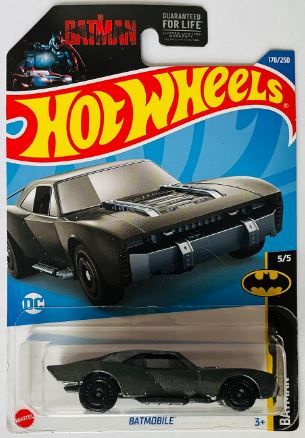 Mattel Hot Wheels 2022 - Batmobile - The Batman 5/5 [Gray] 178/250