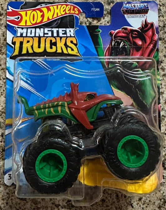 Mattel Hot Wheels Monster Trucks Gato de batalla, Battle Cat