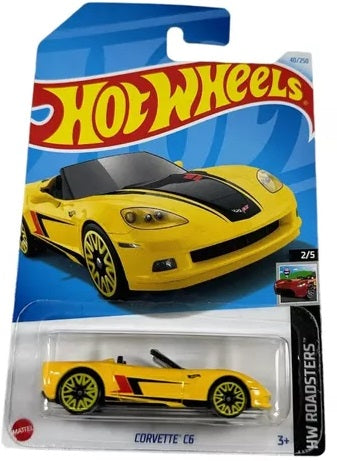 Mattel Hot Wheels Chevrolet Corvette C6 Amarillo 2024