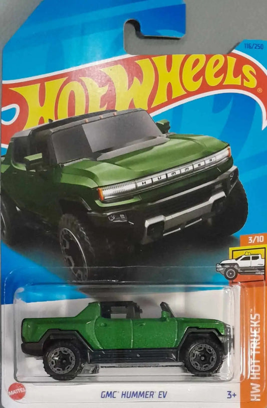 Mattel Hot Wheels Hot Trucks – GMC Hummer EV (Verde)