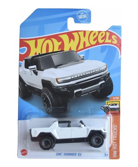 Mattel Hot Wheels GMC Hummer EV, HW Hot Trucks 3/10 [White] 116/250