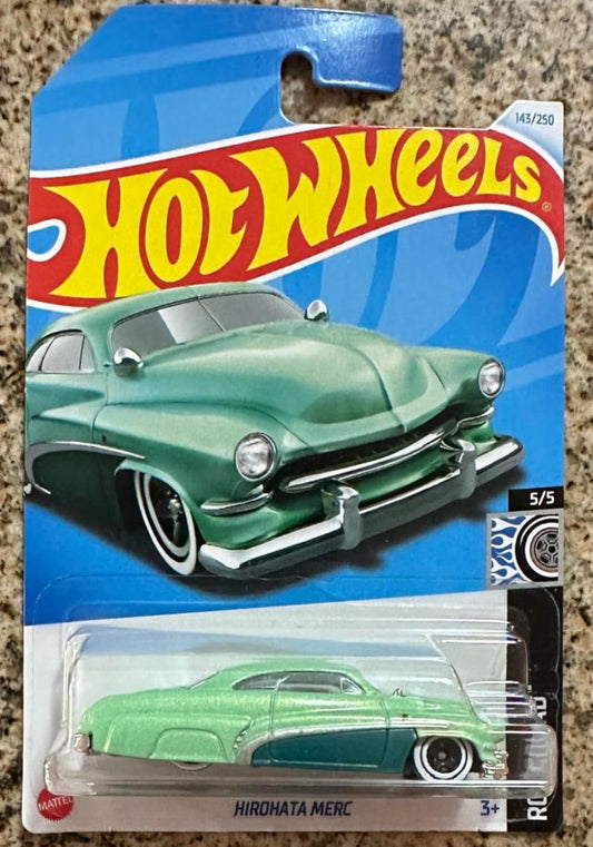 Mattel Hot Wheels Hirohata Merc Verde Rod Escuadrón 5/5