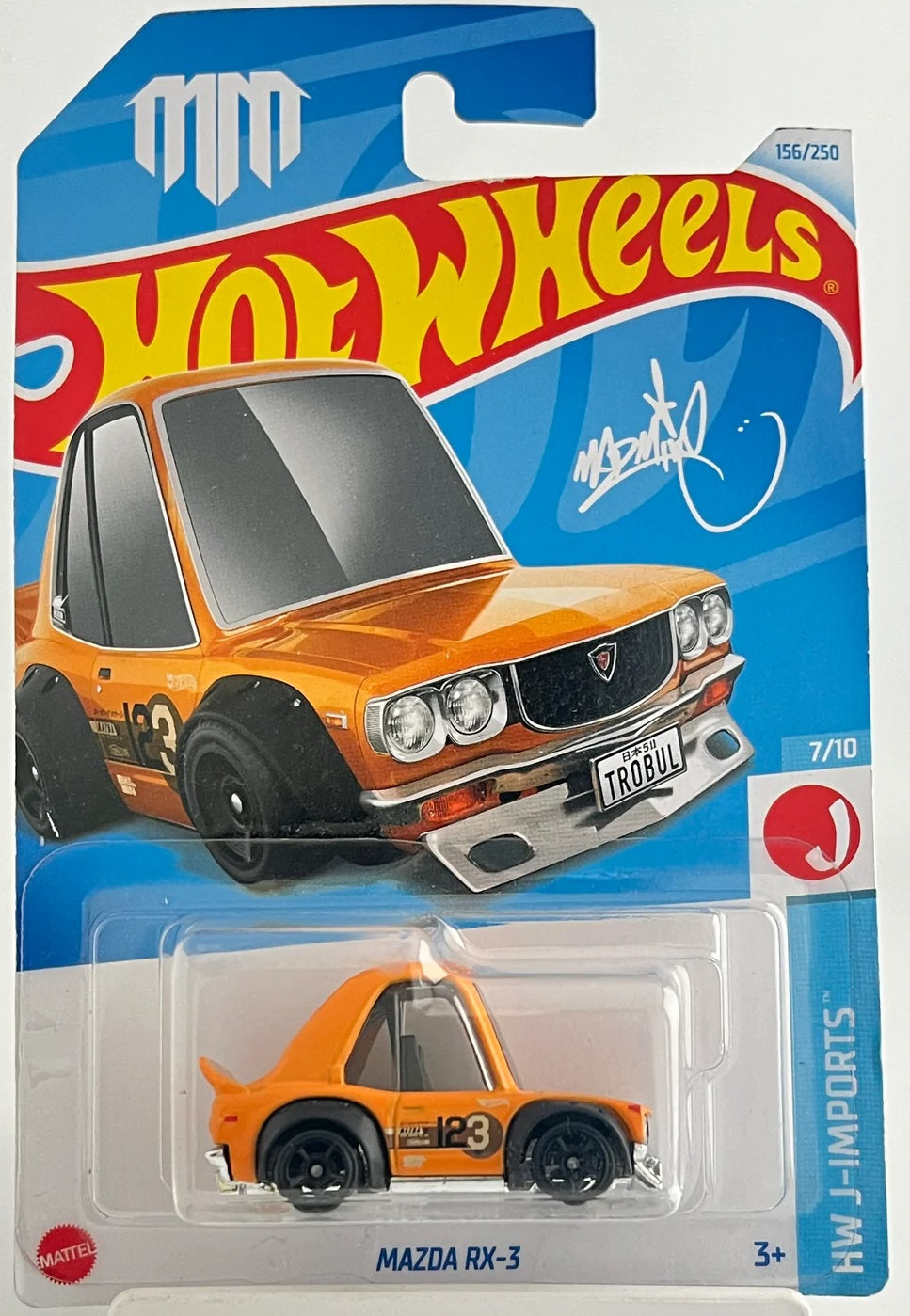 Mattel Hot Wheels Mazda RX-3 Tooned