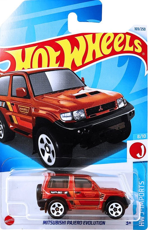 Mattel Hot Wheels Mitsubishi Pajero Evolution, HW-J IMPORTS 3/5 [Red] 169/250