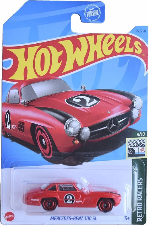 Mattel Hot Wheels Mercedes Benz 300 SL, Retro Racers 3/10