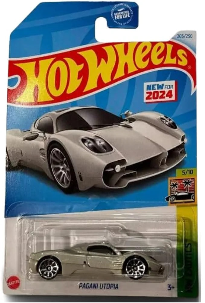 Mattel Hot Wheels Pagani Utopía (Plata), HW Exotics 5/10