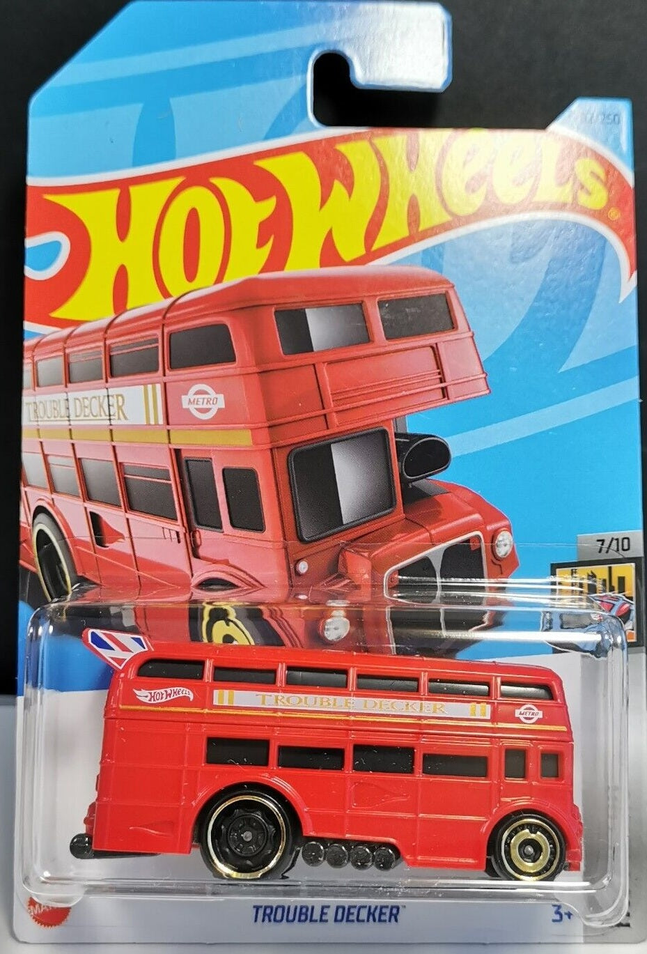 Mattel Hot Wheels 2023 Case M Mainline Trouble Decker London Bus