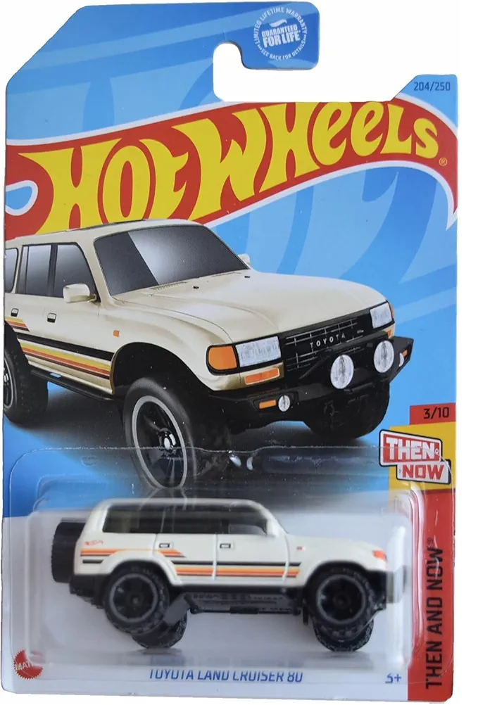 Mattel Hot Wheels Toyota Land Cruiser 80, entonces y ahora 3/10