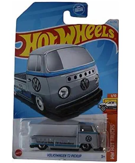 Mattel Hot Wheels Volkswagen T2 Pickup, Hot Trucks 1/10 [Gray/Blue] 42/250