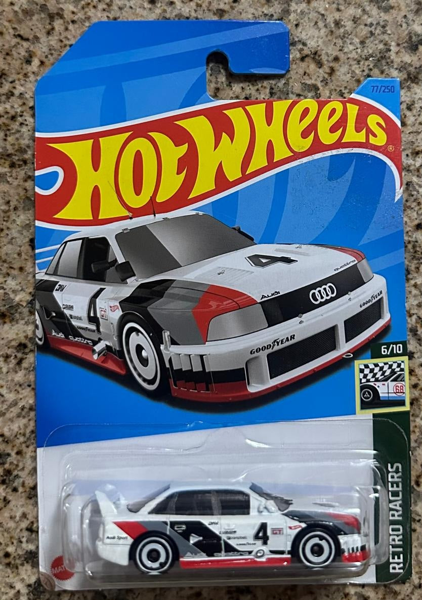 Mattel Hot Wheels Retro Racers 6/10 (2023) - Audi '90 Quattro Blanco 77/250