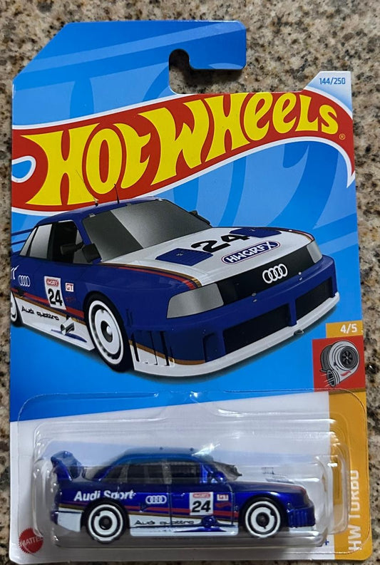 Hot Wheels - HW Turbo - Audi '90 Quattro Azul 144/250