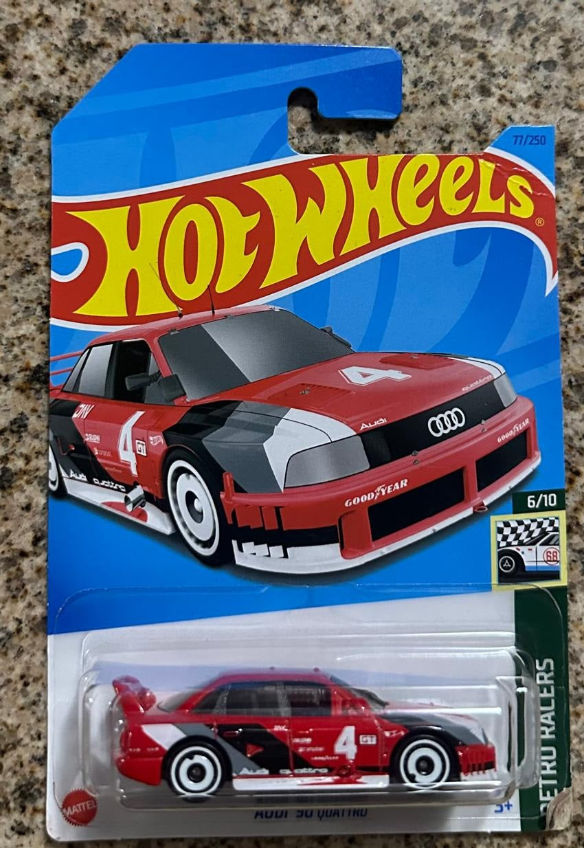 Hot Wheels - Retro Racers - Audi '90 Quattro Rojo 77/250