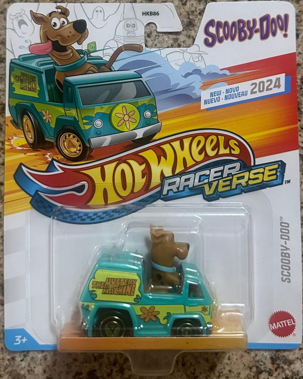 Mattel Hot Wheels Vehículo de juguete Racer Verse Scooby-Doo The Mystery Machine